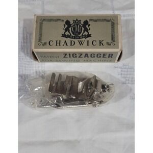 Vintage CHADWICK Zig Zag Sewing Low Shank Machine Attachment Foot Zigzagger